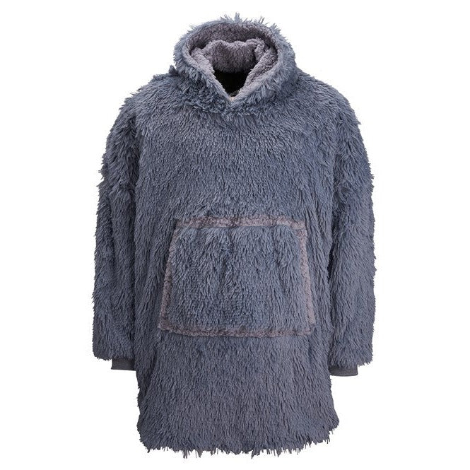 Ribbon The Ribbon Oversized Cosy Reversible Shaggy Sherpa Hoodie