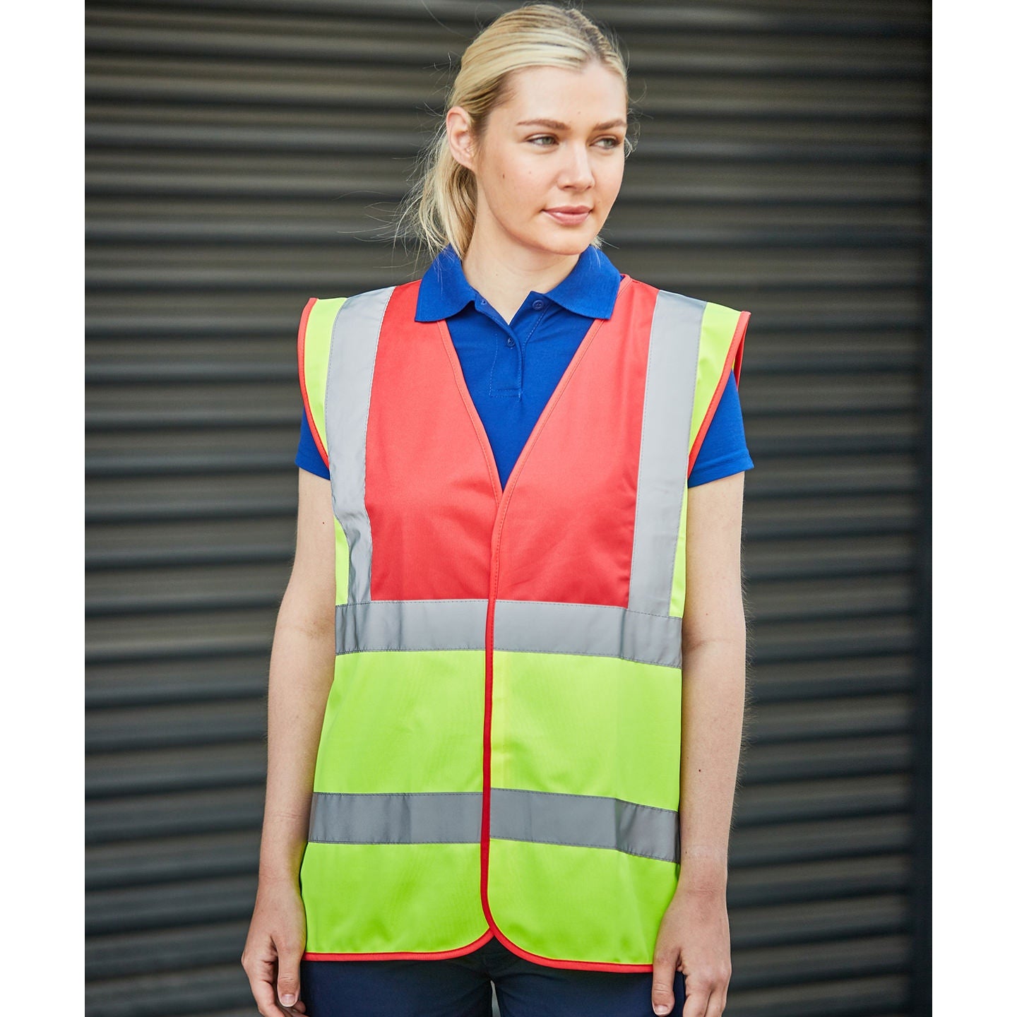 Prortx High Visibility Waistcoat - Sapphire