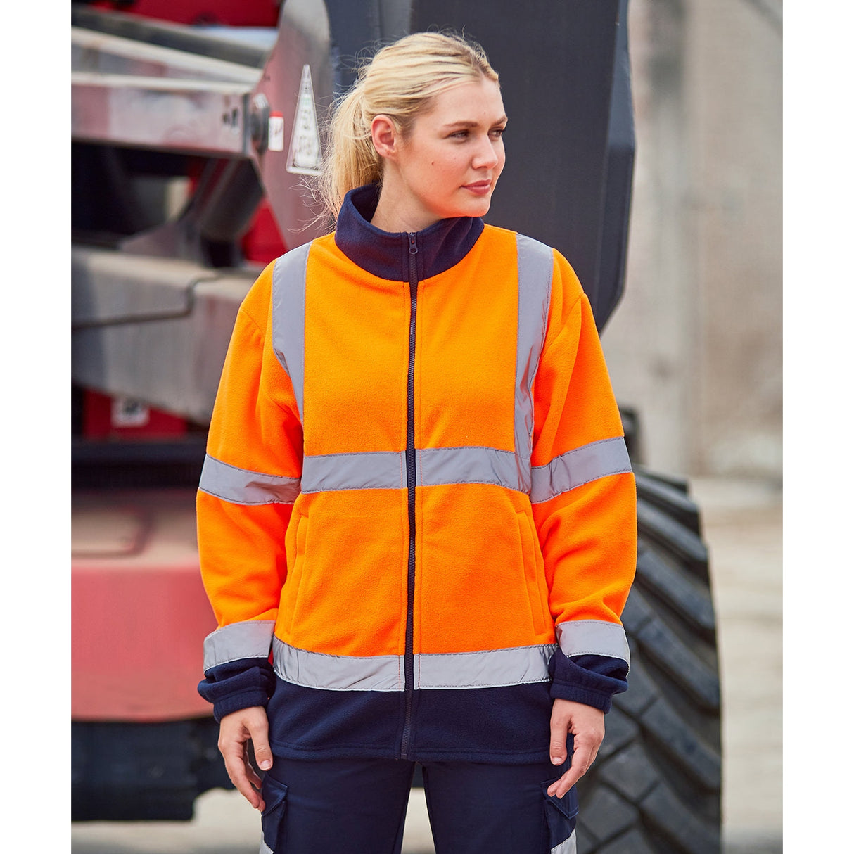 Prortx High Visibility High Visibility Full-Zip Fleece