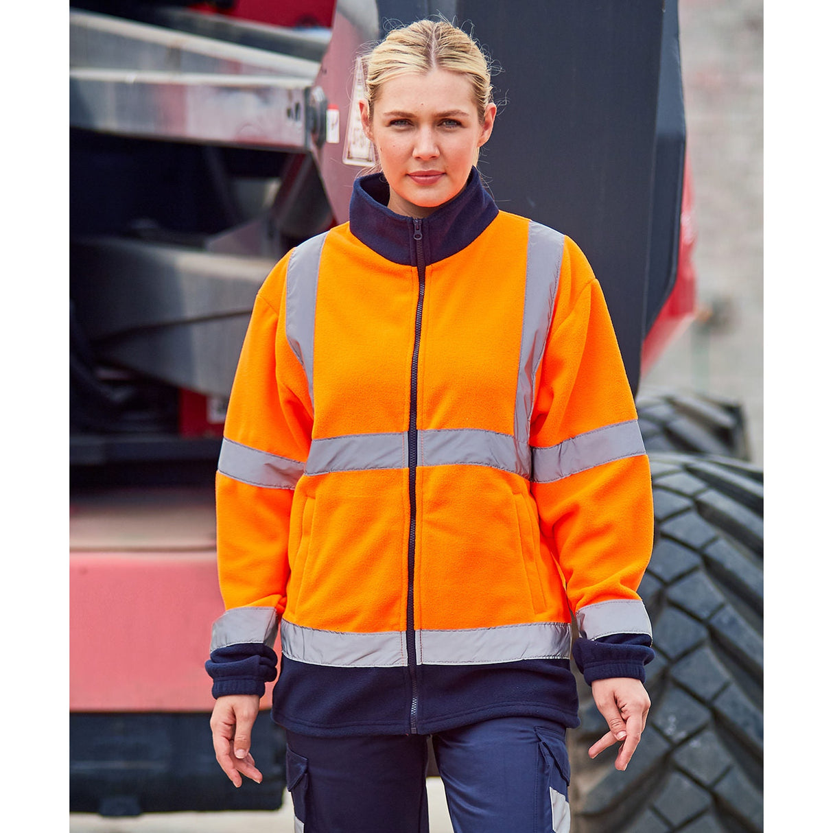 Prortx High Visibility High Visibility Full-Zip Fleece