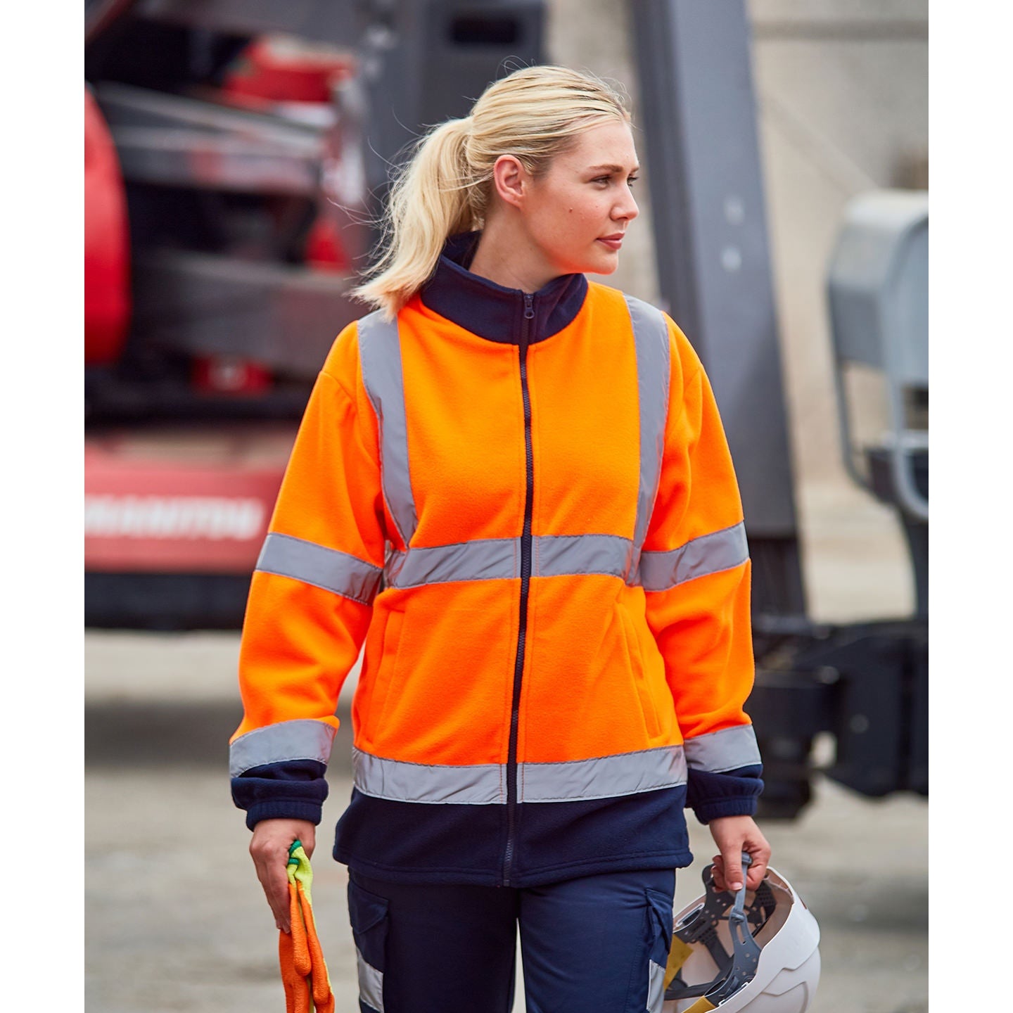 Prortx High Visibility High Visibility Full-Zip Fleece