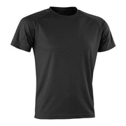Spiro Performance Aircool Tee - Black