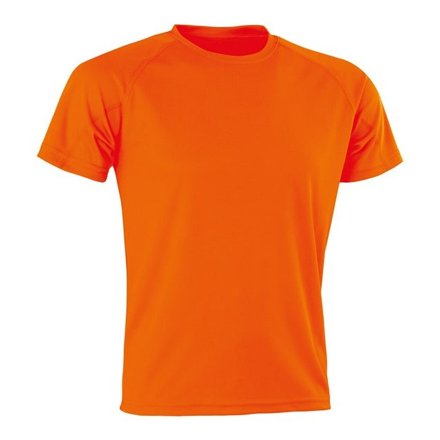 Spiro Performance Aircool Tee - Flo Orange