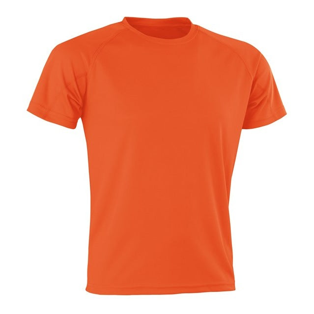Spiro Performance Aircool Tee - Orange