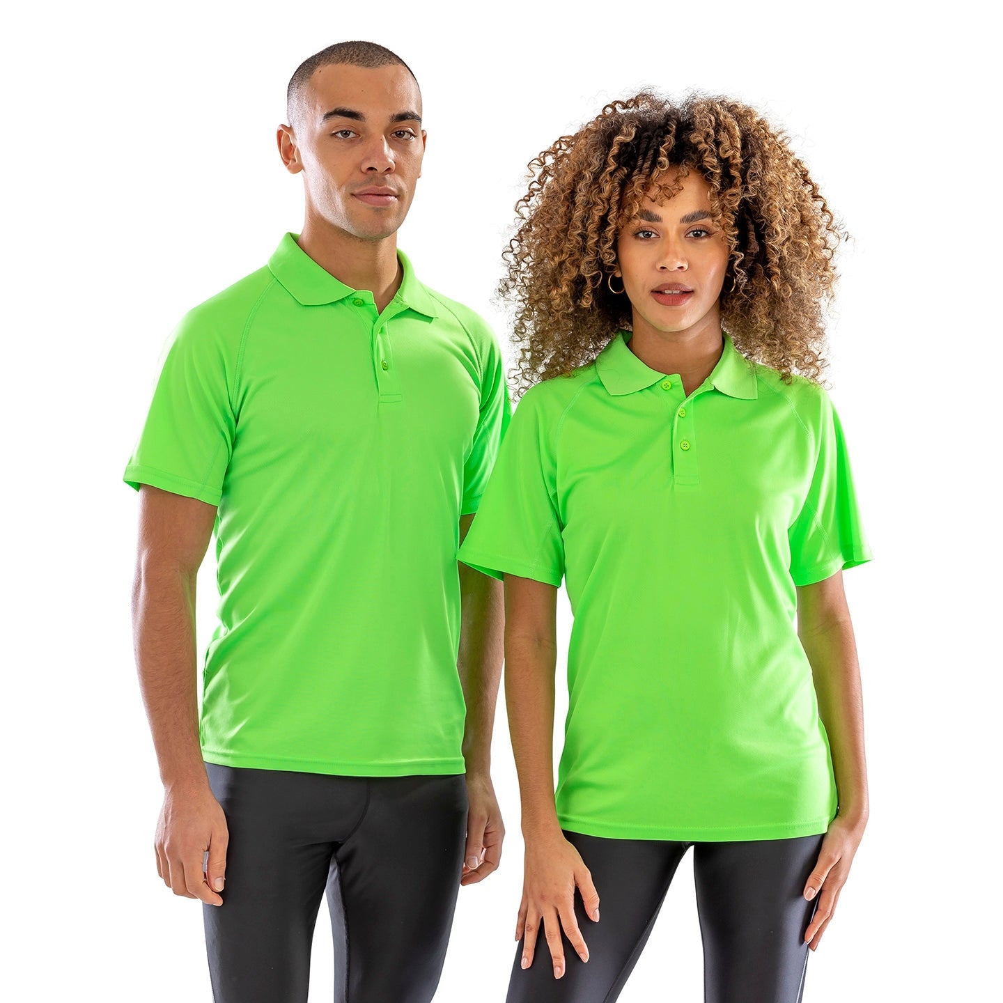 Spiro Performance Aircool Polo Shirt - Lime