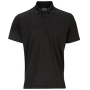 Supertouch Black Bird Eye Polo Shirt