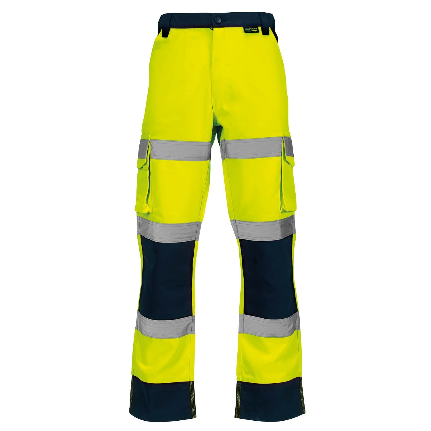 Supertouch Hi-Vis 2 Tone Yellow Combat Trousers - Short