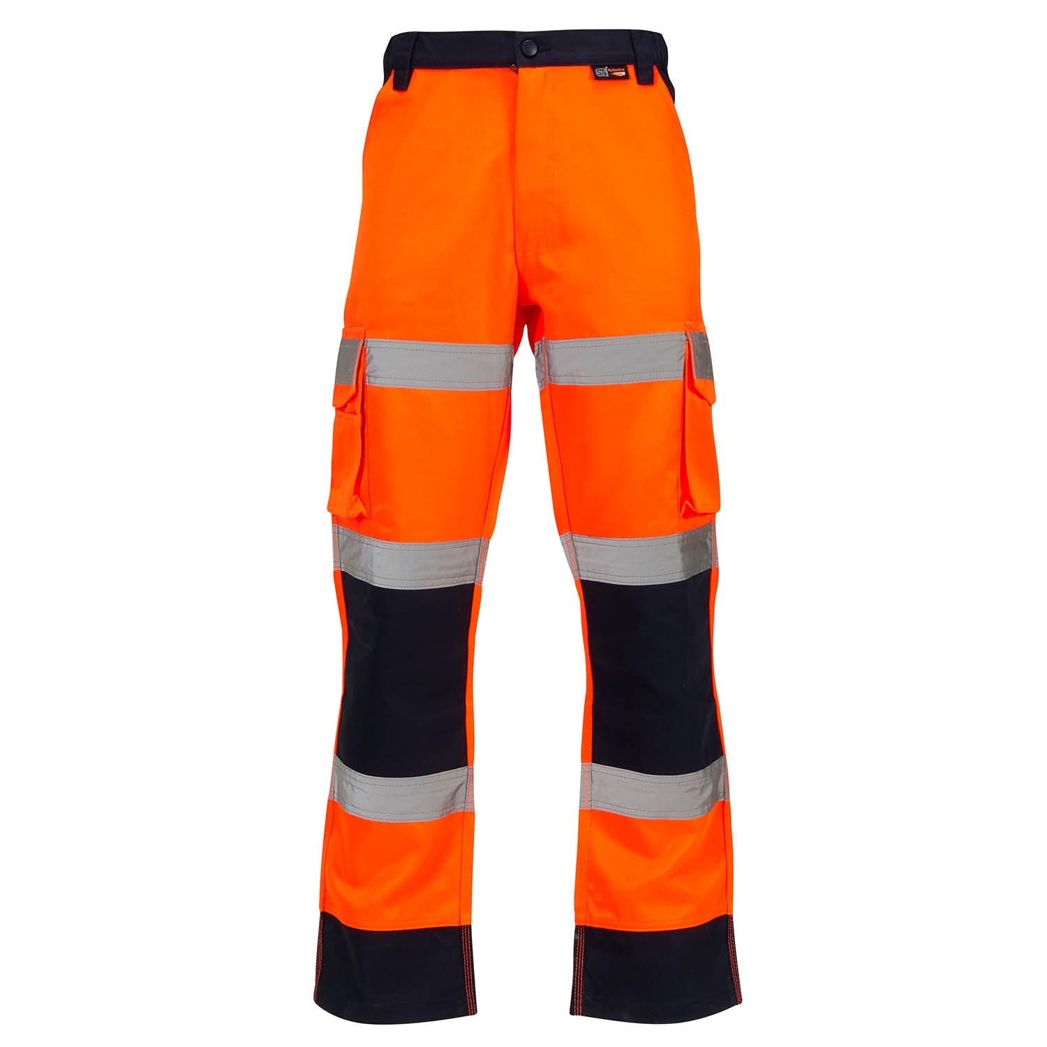 Supertouch Hi-Vis 2 Tone Orange Combat Trousers - Short