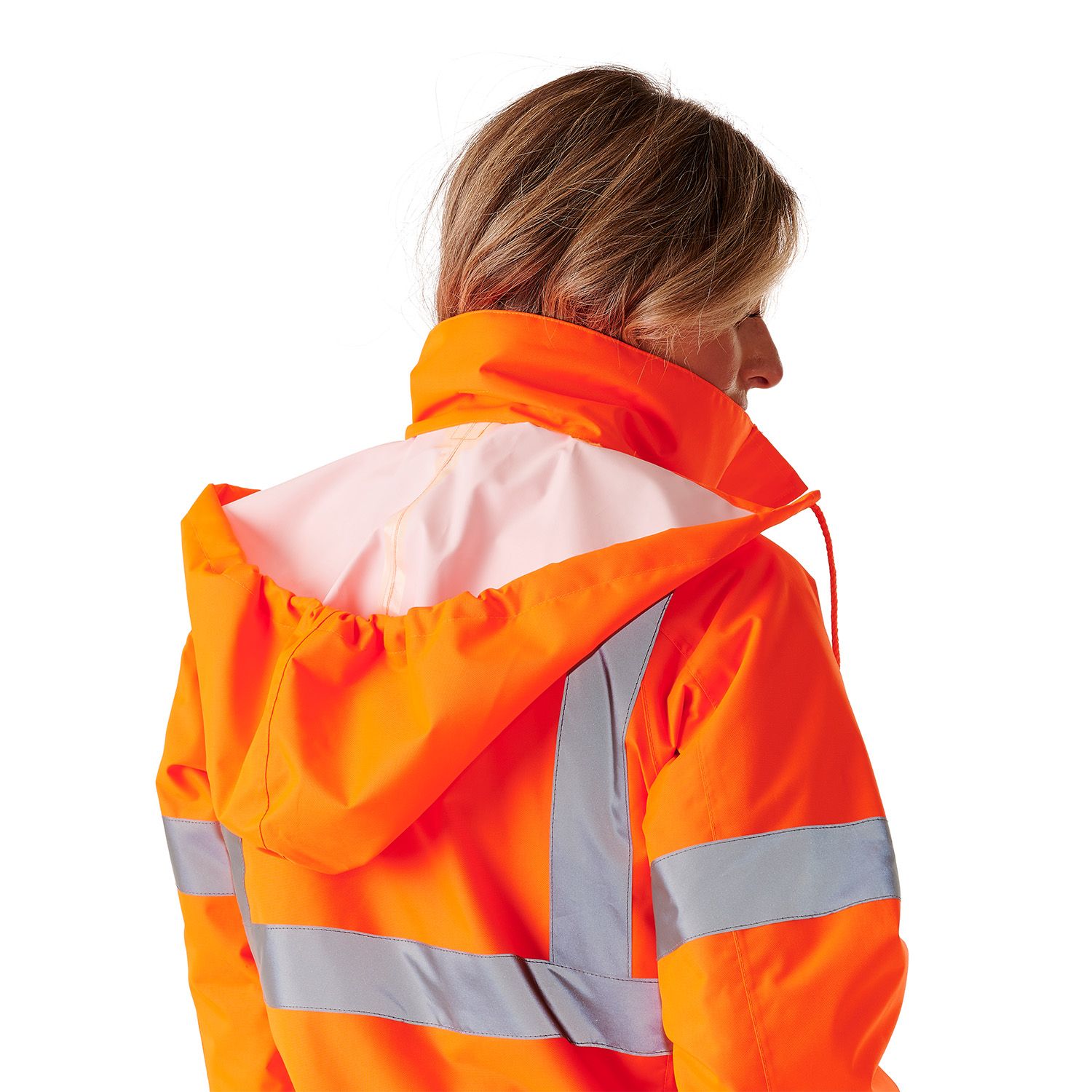 Supertouch Ladies Hi Vis Orange Kamela Padded Jacket