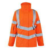 Supertouch Ladies Hi Vis Orange Kamela Padded Jacket
