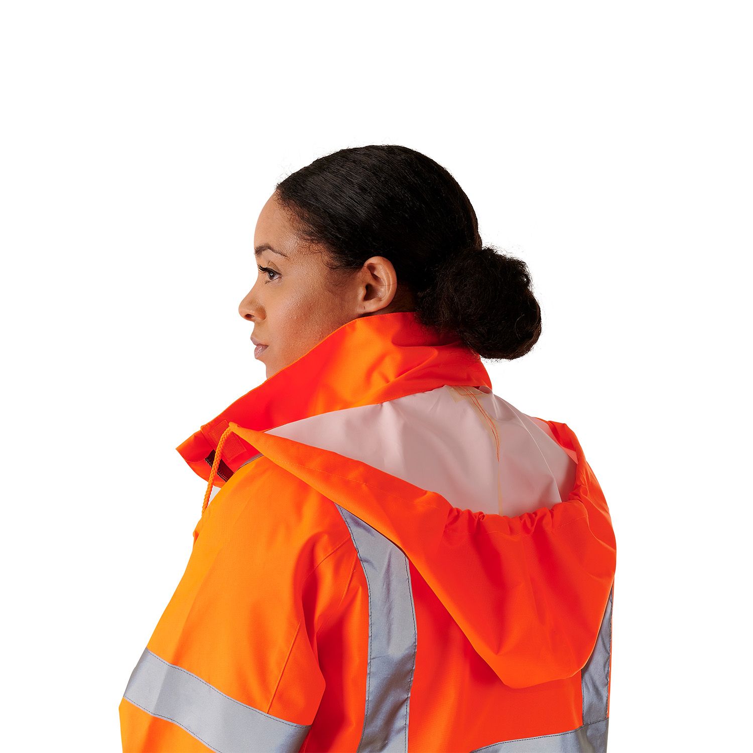 Supertouch Ladies Hi Vis Orange Sophia Lightweight Jacket