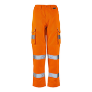 Supertouch Ladies Hi Vis Orange Hana Combat Trouser