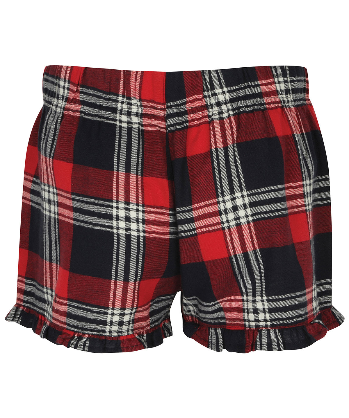 Sf Women's Tartan Frill Shorts