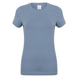 Sf Feel Good Women's Stretch T-Shirt - Stone Blue