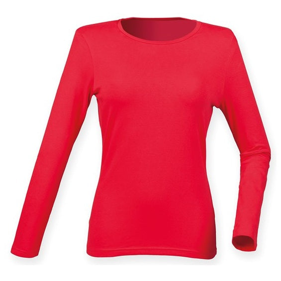 Sf Women's Feel Good Long Sleeved Stretch T-Shirt