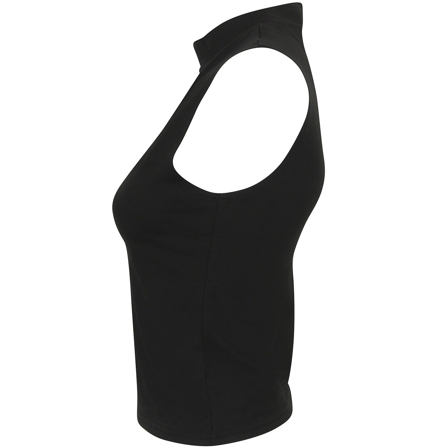 Sf Women's High Neck Crop Vest