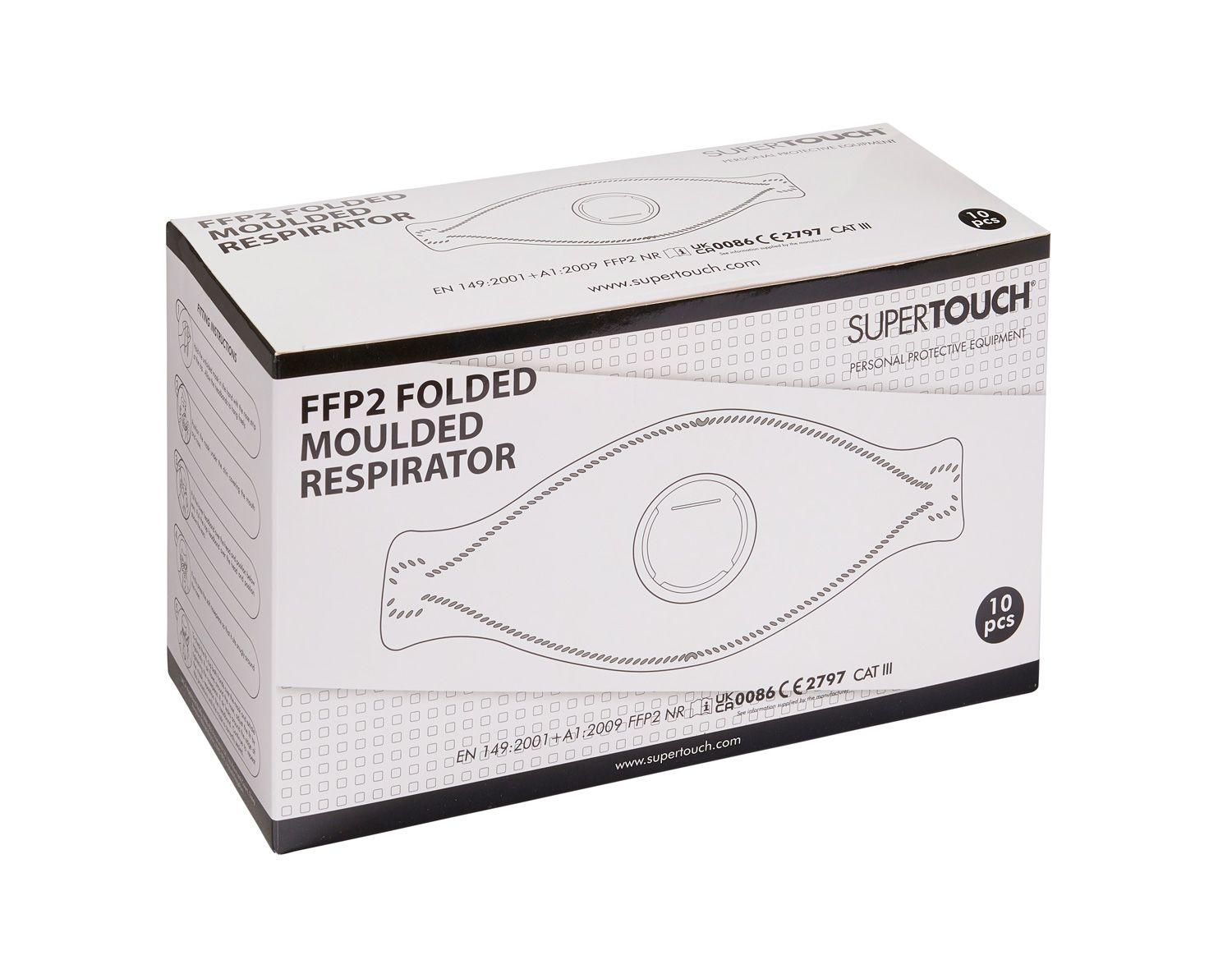 Supertouch FFP2 Tri-Folded Mask