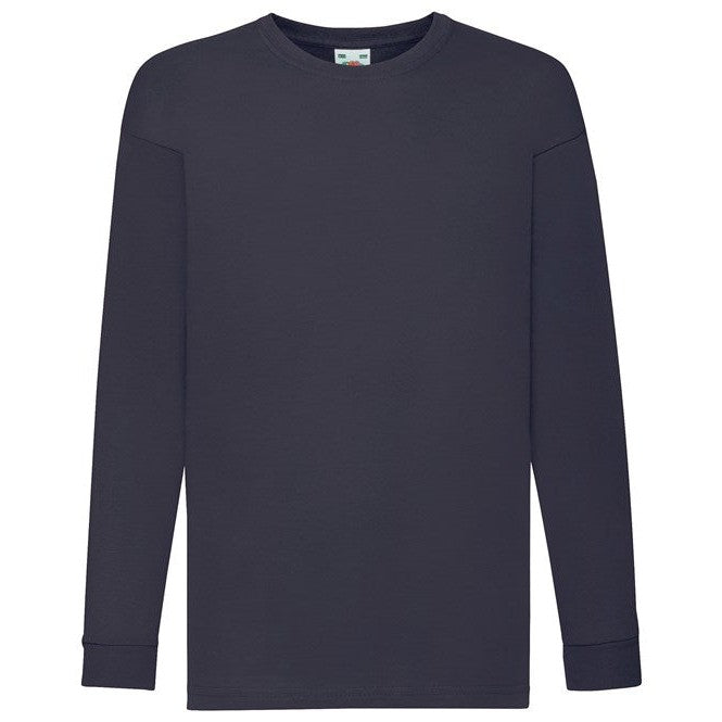 Fruit Of The Loom Kids Long Sleeve Valueweight T