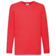 Fruit Of The Loom Kids Long Sleeve Valueweight T