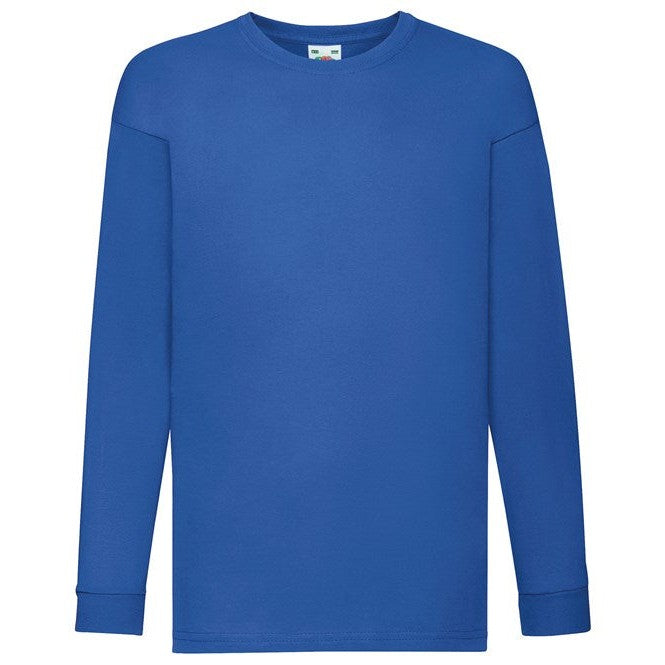 Fruit Of The Loom Kids Long Sleeve Valueweight T