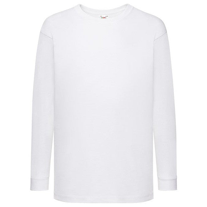 Fruit Of The Loom Kids Long Sleeve Valueweight T