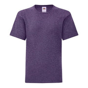 Fruit Of The Loom Kids Iconic 150 T - Heather Purple