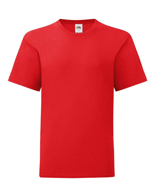 Fruit Of The Loom Kids Iconic 150 T - Red