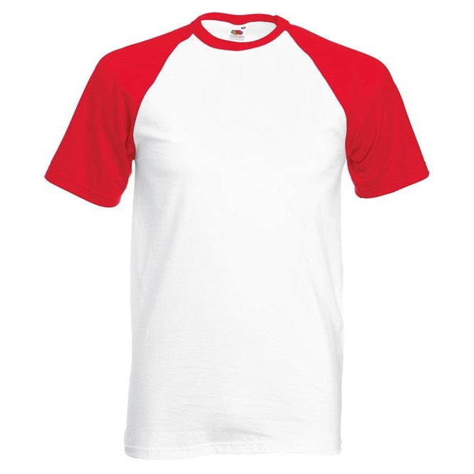 Fruit Of The Loom Short Sleeve Baseball T
