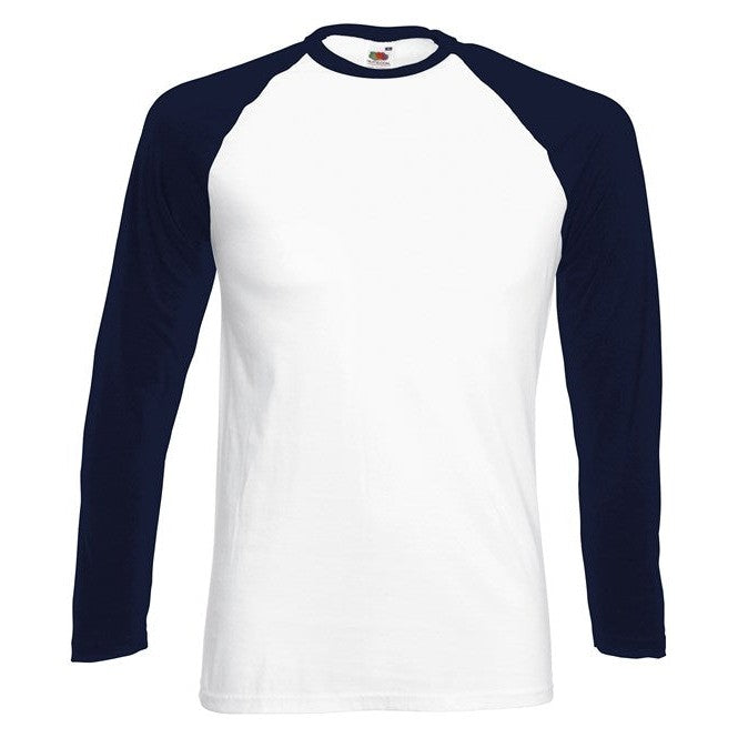 Fruit Of The Loom Long Sleeve Baseball T