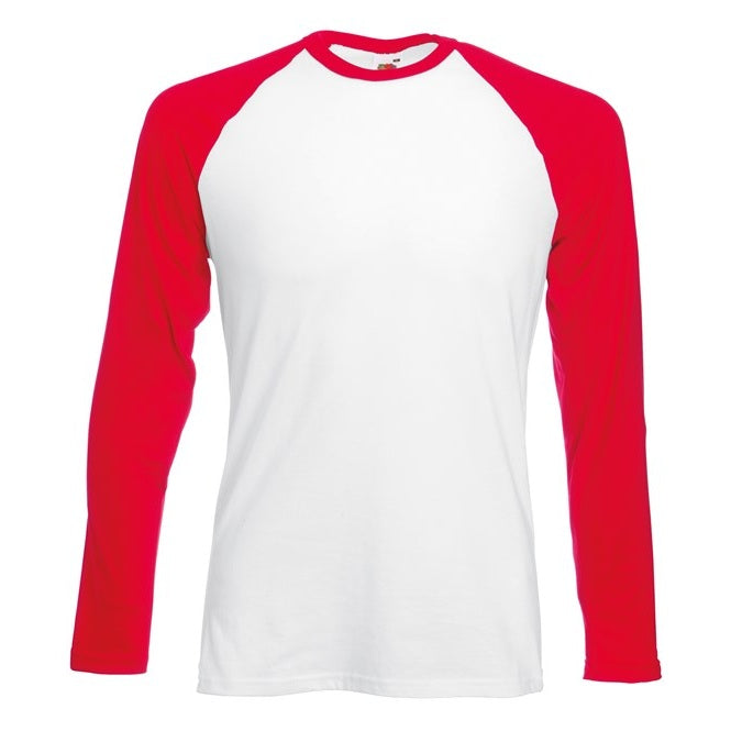 Fruit Of The Loom Long Sleeve Baseball T