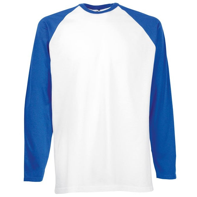 Fruit Of The Loom Long Sleeve Baseball T