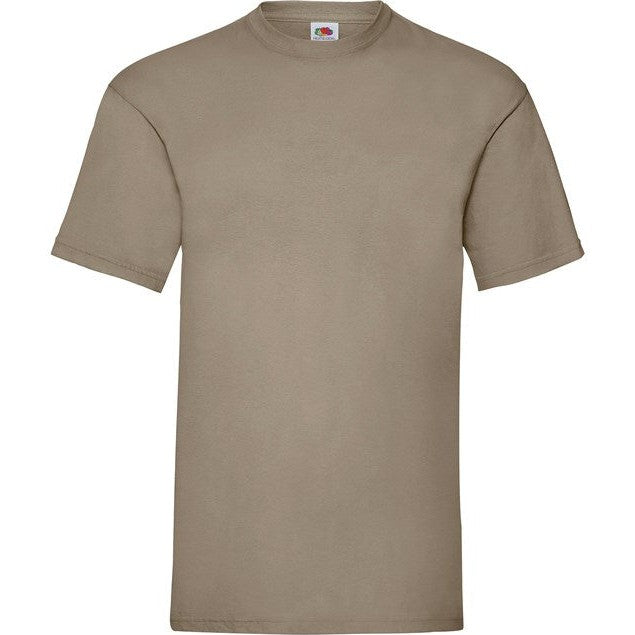 Fruit Of The Loom Valueweight T - Khaki