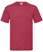 Fruit Of The Loom Valueweight T - Vintage Heather Red