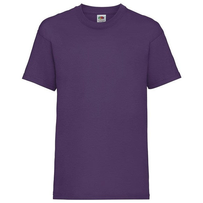 Fruit Of The Loom Kids Valueweight T - Purple