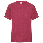 Fruit Of The Loom Kids Valueweight T - Vintage Heather Red