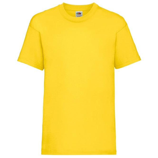 Fruit Of The Loom Kids Valueweight T - Yellow