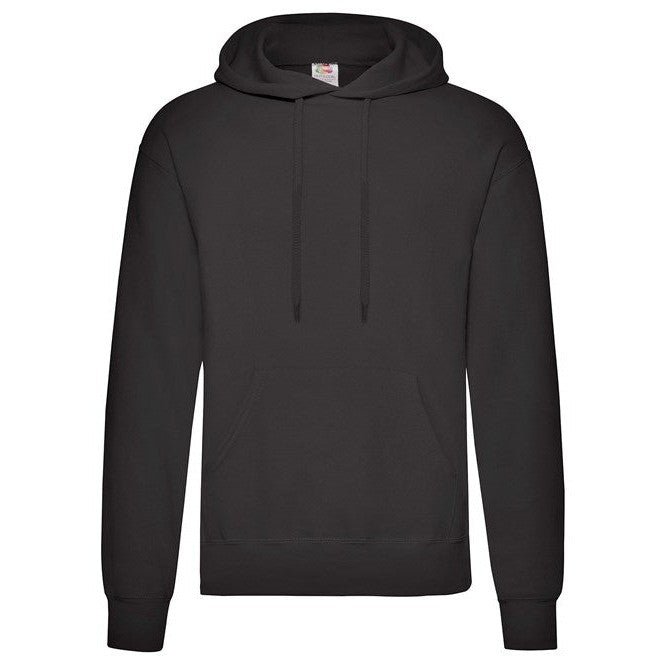 Fruit Of The Loom Classic 80/20 Hooded Sweatshirt - Black*?