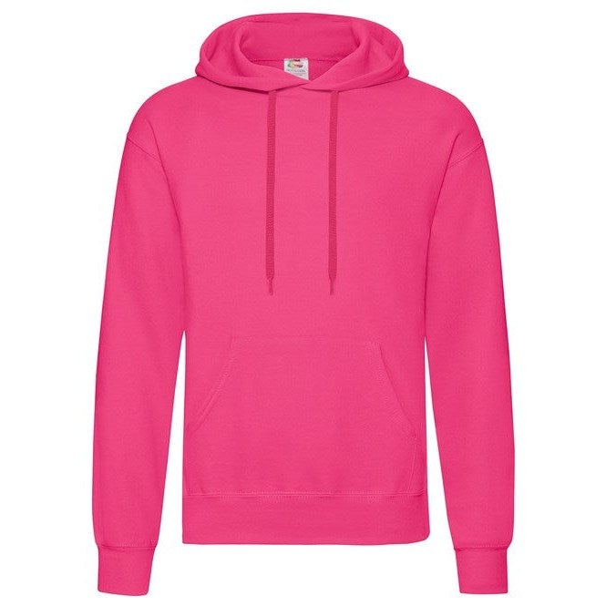 Fruit Of The Loom Classic 80/20 Hooded Sweatshirt - Fuchsia