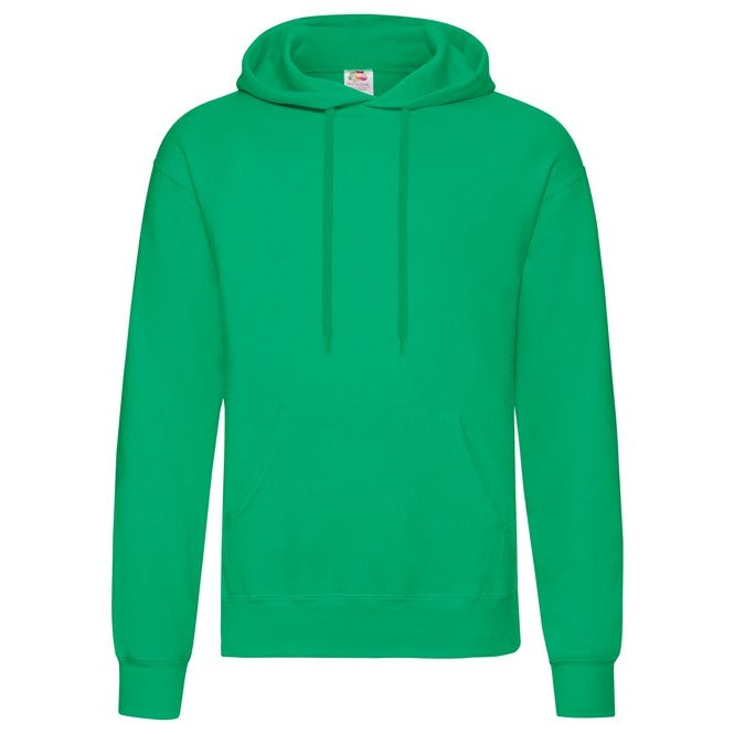 Fruit Of The Loom Classic 80/20 Hooded Sweatshirt - Kelly Green