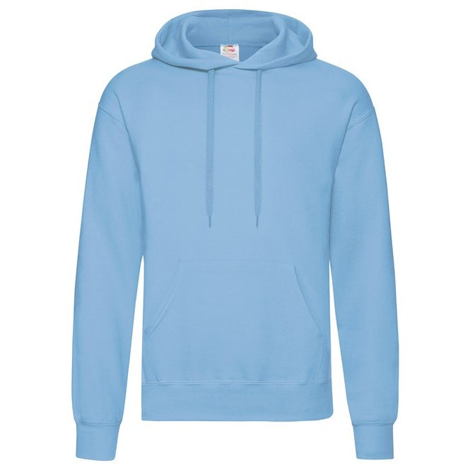 Fruit Of The Loom Classic 80/20 Hooded Sweatshirt - Sky Blue