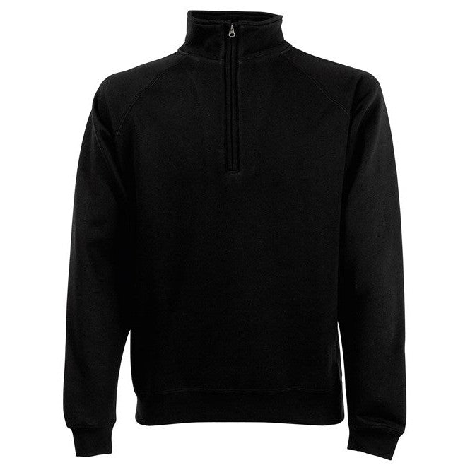 Fruit Of The Loom Classic 80/20 Zip Neck Sweatshirt