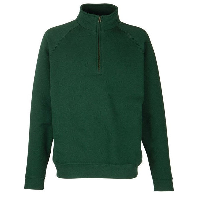 Fruit Of The Loom Classic 80/20 Zip Neck Sweatshirt