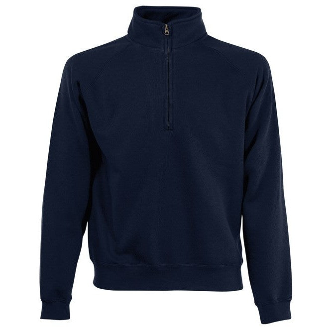 Fruit Of The Loom Classic 80/20 Zip Neck Sweatshirt