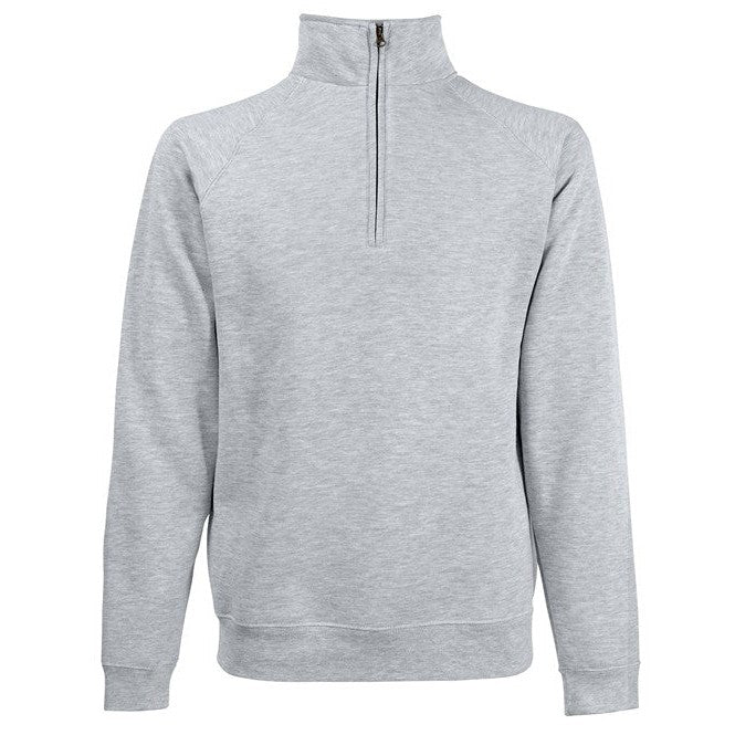 Fruit Of The Loom Classic 80/20 Zip Neck Sweatshirt