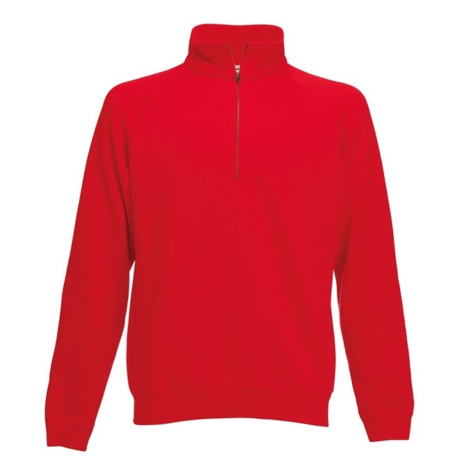 Fruit Of The Loom Classic 80/20 Zip Neck Sweatshirt
