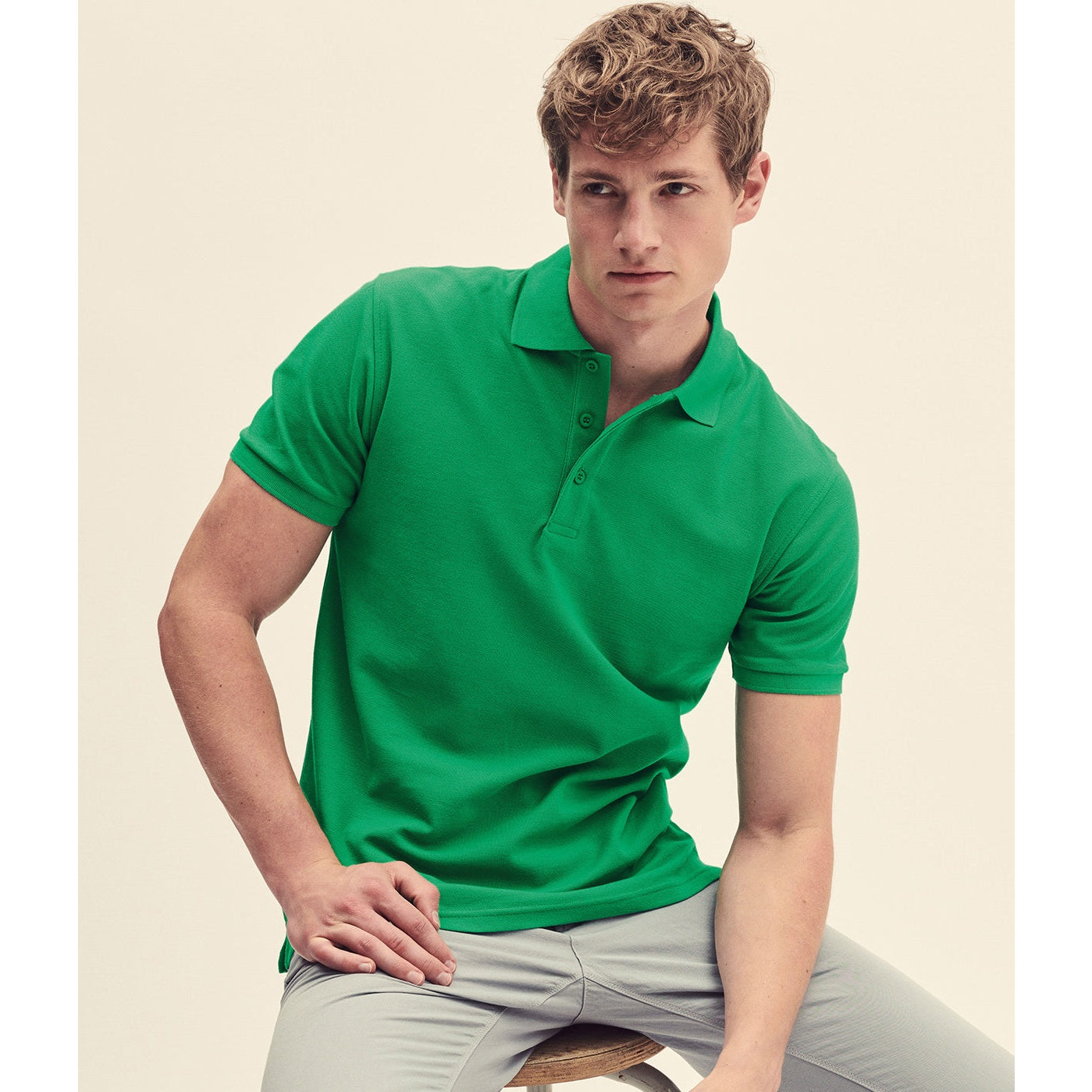 Fruit Of The Loom Premium Polo - Sky Blue