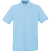 Fruit Of The Loom Premium Polo - Sky Blue