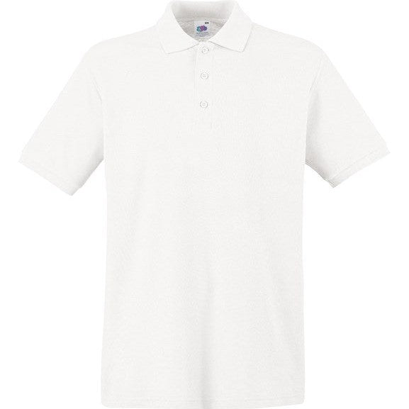 Fruit Of The Loom Premium Polo - White