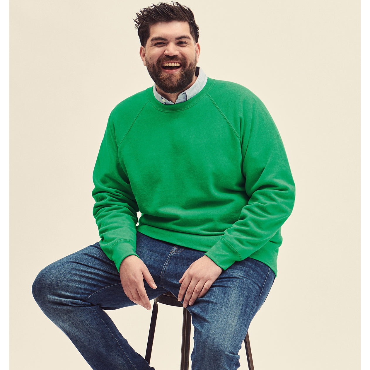 Fruit Of The Loom Classic 80/20 Raglan Sweatshirt