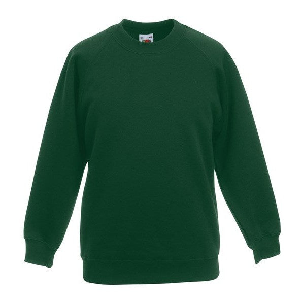 Fruit Of The Loom Kids Classic Raglan Sweatshirt